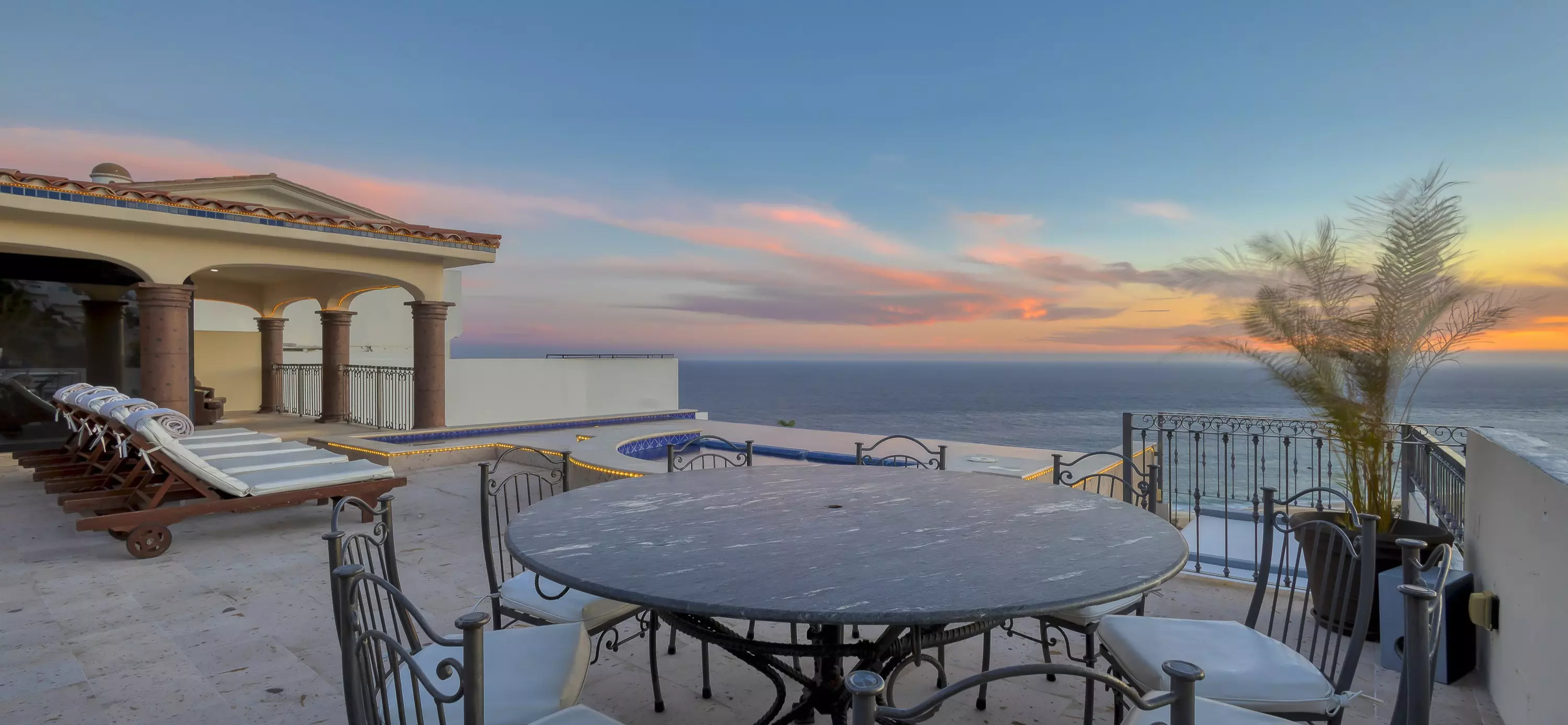 Ocean View from the Patio at Casa Theodore in Cabo San Lucas