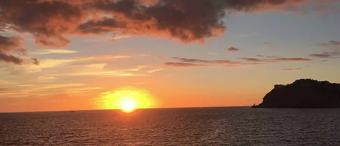View from a Sunset Cruise in Cabo San Lucas