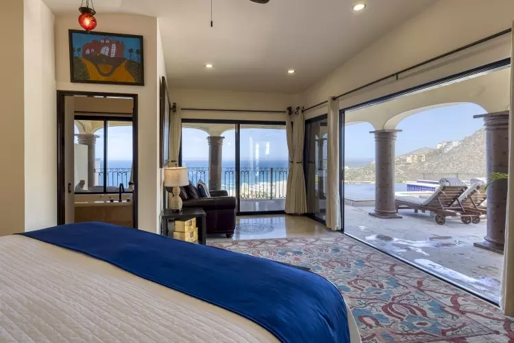 Main Level – Bedroom 1 (Pool–Facing Master Suite)